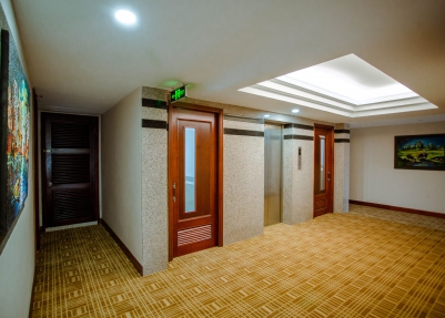 Hành lang phòng lưu trú tại khách sạn Minh Toàn